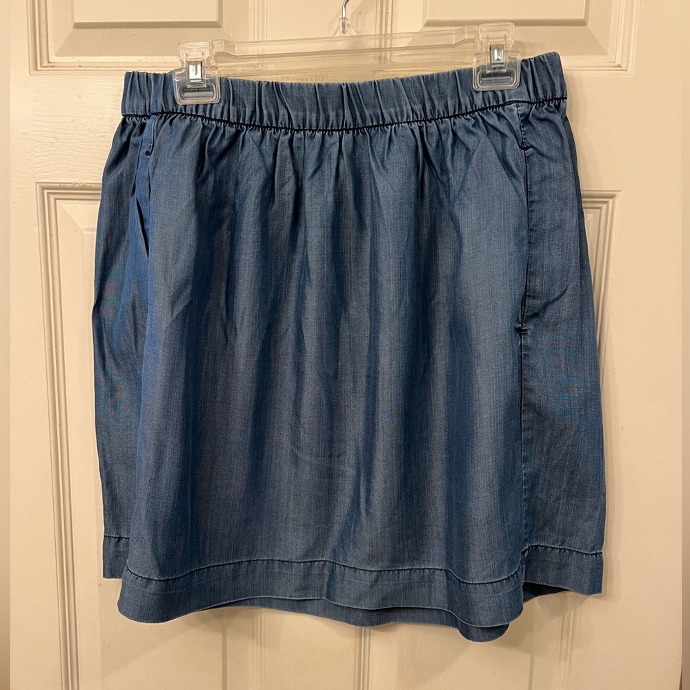 GAP Light Blue Denim Mini Skirt